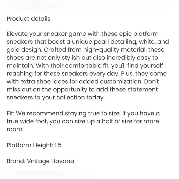 Vintage Havana Amaze Platform Sneakers - Pearl Multi - Picture 6 of 8